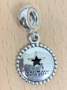 Pandora Silver CB Star Dangle Pendant Charm, S925 Silver Jewelry Bracelets